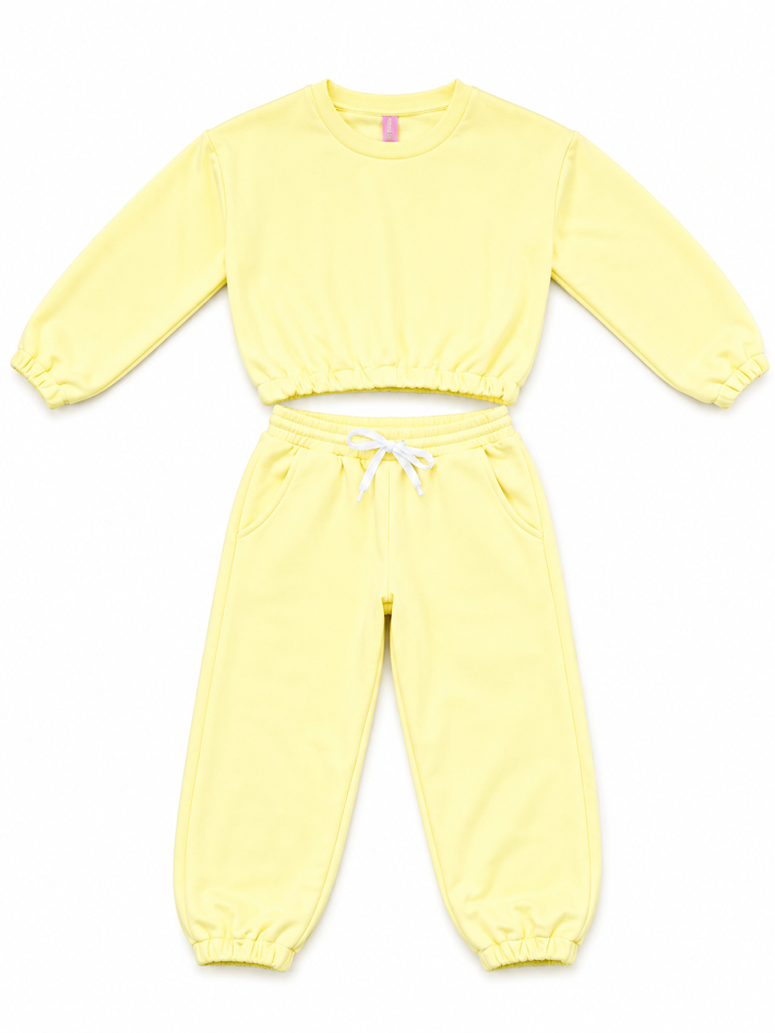 CUTIE PATOOTIE GIRLS CREWNECK FLEECE (2PCS) JOGGING SET