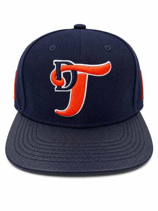 PRO STANDARD DETROIT TIGERS MIDNIGHT NAVY LETTERMAN STRAPBACK CAP