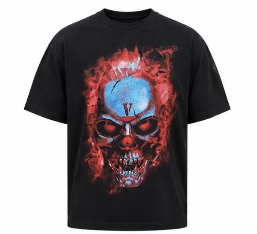 VLONE RED SKULL T-SHIRT LIMITED EDITION