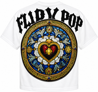 FLY BY POPULARITY WINDOW OVERSIZED TEE
