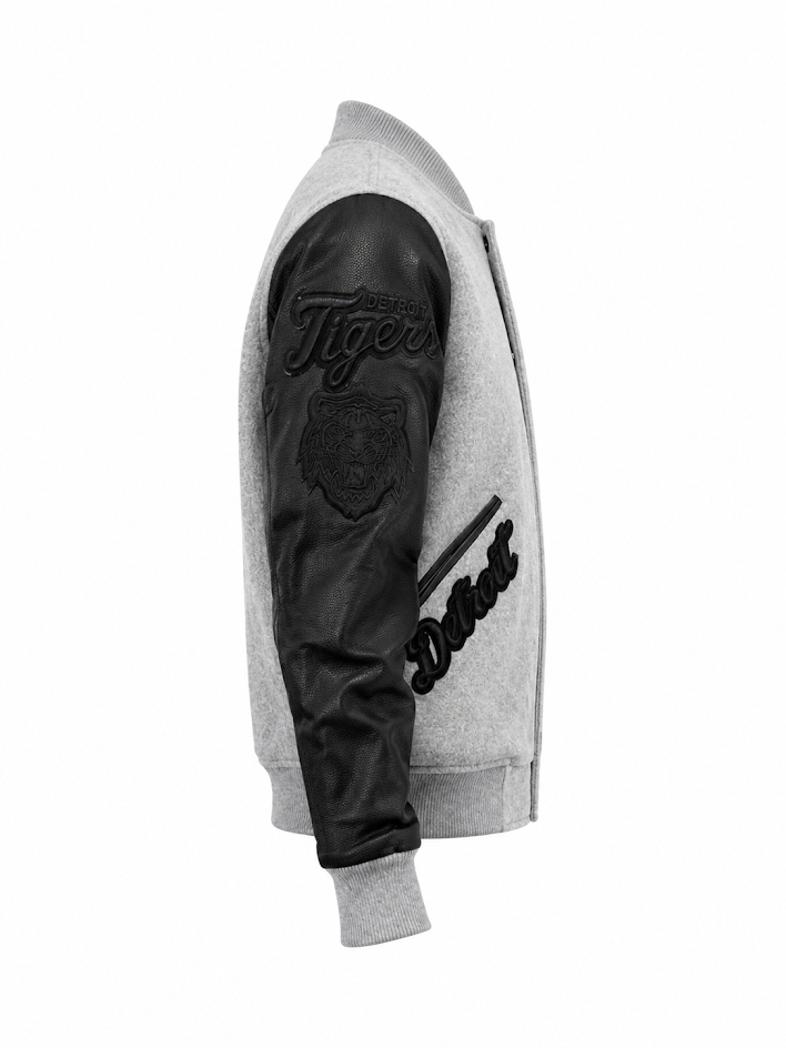PRO STANDARD DETROT TIGERS LOGO WOOL VARSITY JACKET