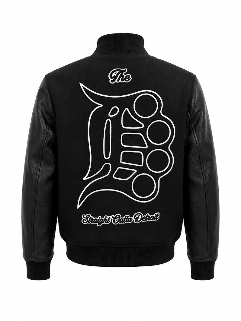 ROKU STUDIO BRACE KNUCKLE VARSITY JACKET (#RK6481894)