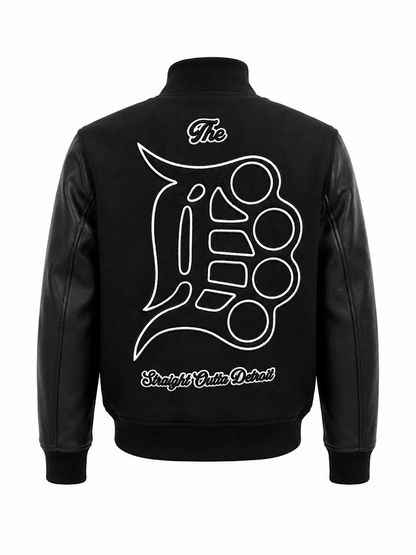 ROKU STUDIO BRACE KNUCKLE VARSITY JACKET (#RK6481894)