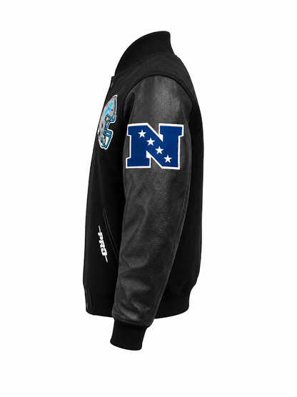 PRO STANDARD-DETROIT LIONS MASH UP M WOOL VARSITY JACKET V2