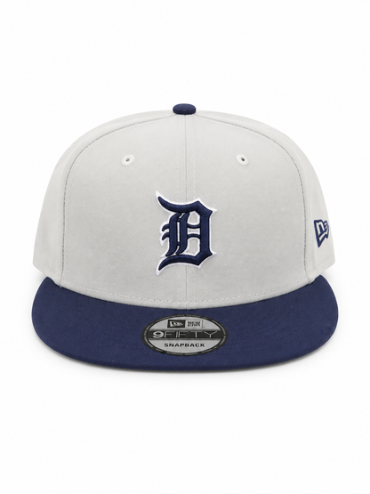 NEW ERA DETROIT TIGERS GREY/NAVY 9FIFTY SNAPBACK CAP