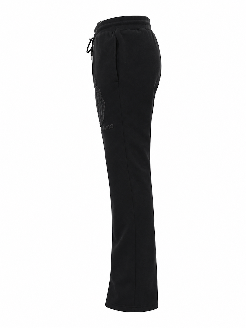 ROKU STUDIO MEN'S DETROIT FLARE STACKED JOGGERS
