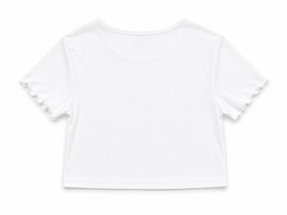CUTIE PATOOTIE GIRL'S SHORT SLEEVE TOP W/HAPPY FACE EMBROIDERY