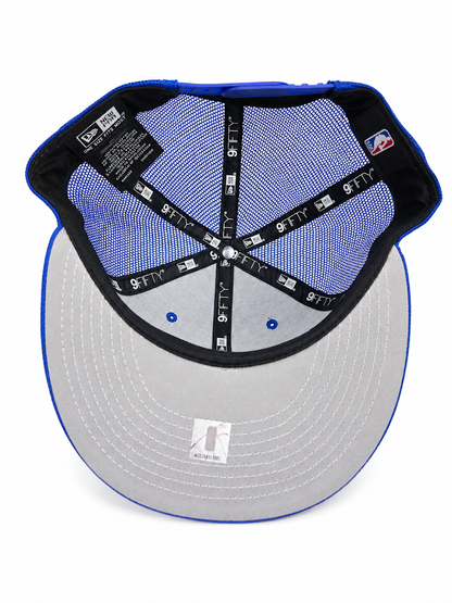 NEW ERA DETROIT PISTONS MESH TRUCKER SNAPBACK CAP