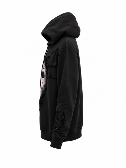 ROKU STUDIO MEN'S DETROIT 313 GHOST FACE HOODIE (RK5481923)
