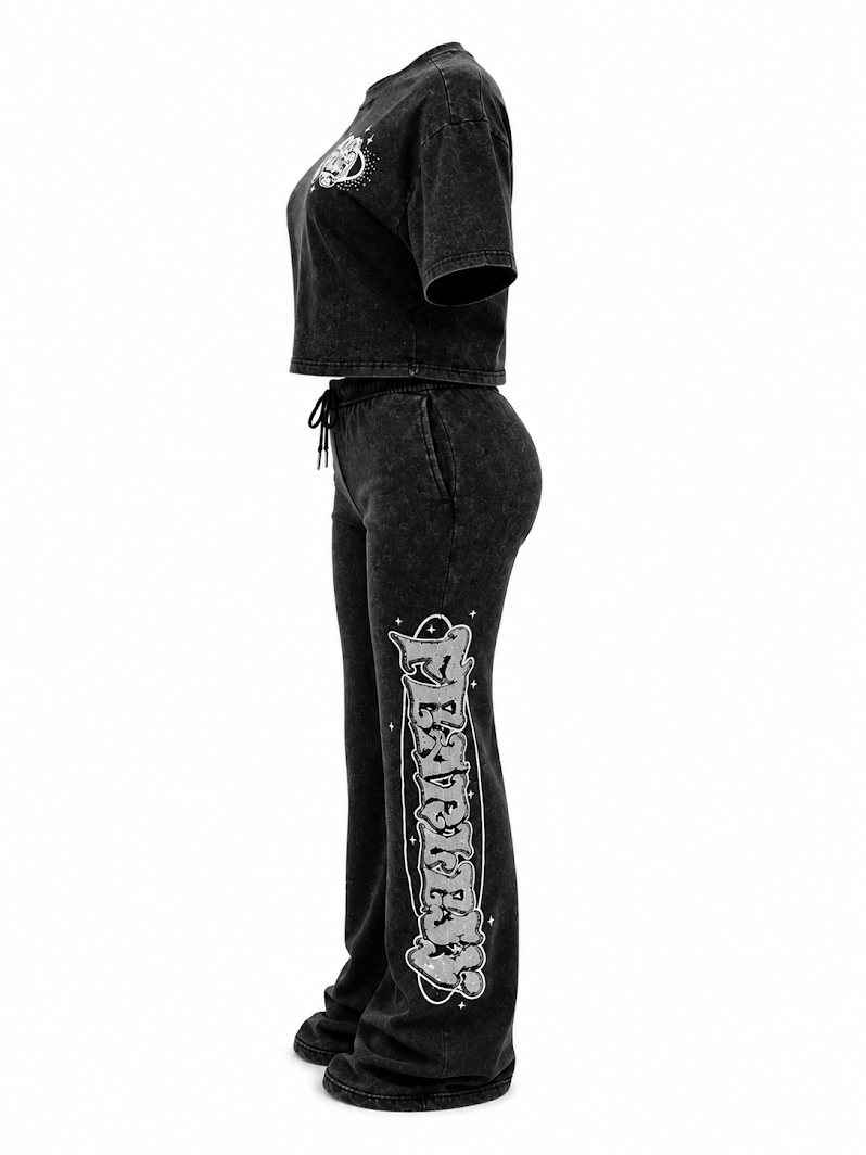 REDFOX MINERAL WASH "FEARLESS" S/S & PANT SET (ST6616P)