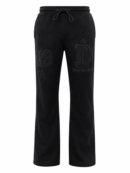 ROKU STUDIO MEN'S DETROIT FLARE STACKED JOGGERS