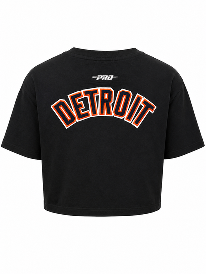 PRO STANDARD WOMEN'S DETROIT TIGERS CLASSIC CHENILLE BOXY T-SHIRT (LDTA315929)