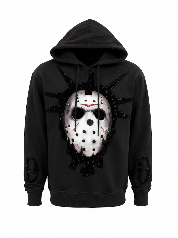 ROKU STUDIO MEN'S DETROIT 313 GHOST FACE HOODIE (RK5481923)
