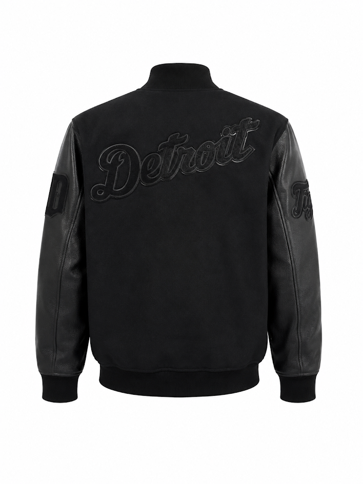 PRO STANDARD DETROT TIGERS LOGO WOOL VARSITY JACKET
