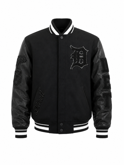PRO STANDARD DETROT TIGERS LOGO WOOL VARSITY JACKET