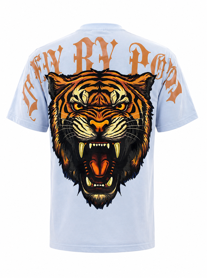 FLY BY POPULARITY TIGER OVERSIZED TEE