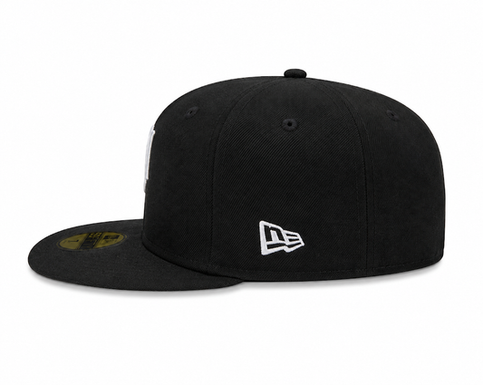 NEW ERA DETROIT TIGERS BLACK/WHITE 59FIFTY FITTED CAP