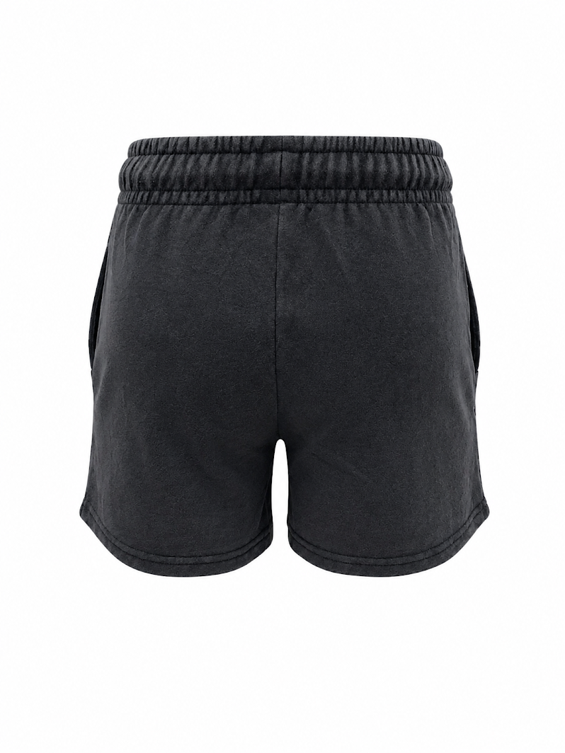 REDFOX WOMEN'S FRENCH TERRY SHORT W/RHINESTONE (PS3636)