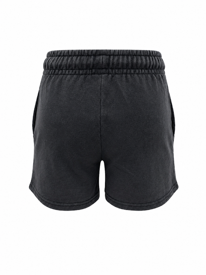 REDFOX WOMEN'S FRENCH TERRY SHORT W/RHINESTONE (PS3636)