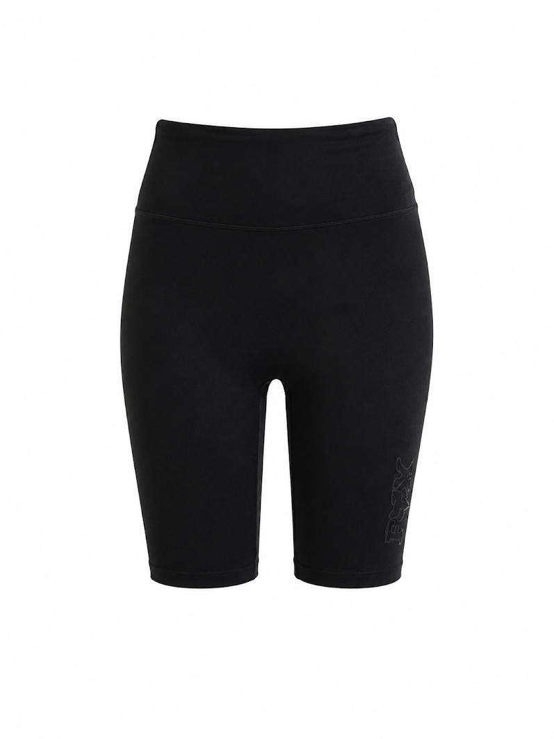 PRO STANDARD DETROIT TIGERS WOMEN'S TRIPLE BLACK BIKER SHORTS