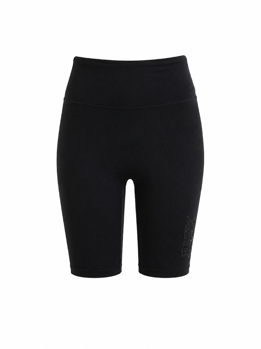 PRO STANDARD DETROIT TIGERS WOMEN'S TRIPLE BLACK BIKER SHORTS