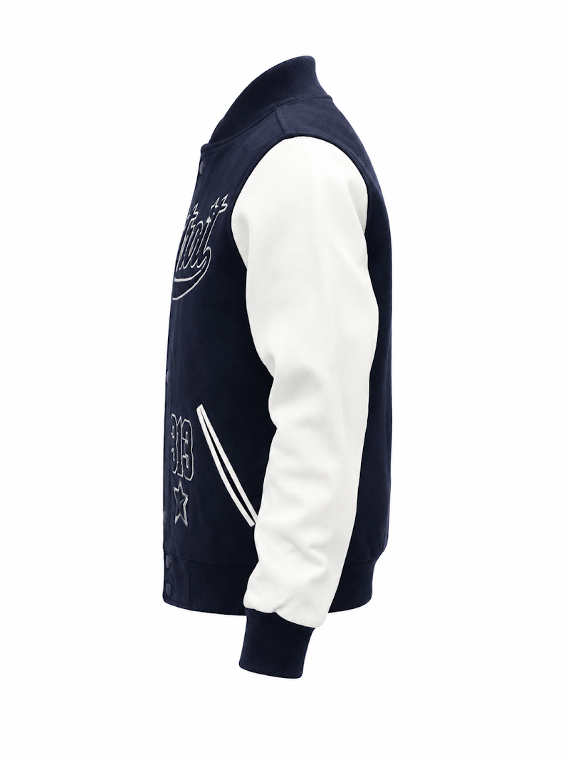 ROKU STUDIO BRACE KNUCKLE VARSITY JACKET (#RK6481894)