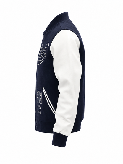 ROKU STUDIO BRACE KNUCKLE VARSITY JACKET (#RK6481894)