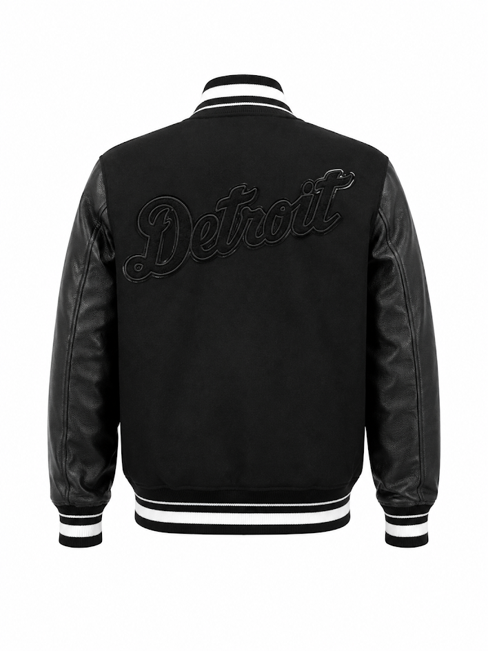 PRO STANDARD DETROT TIGERS LOGO WOOL VARSITY JACKET