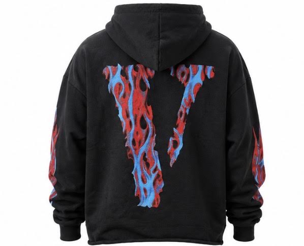 VLONE RED SKULL HOODIE CERTILOGO LIMITED EDITION