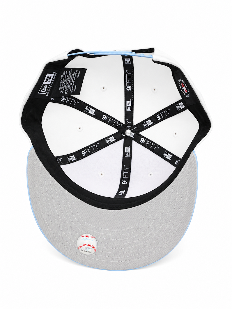 NEW ERA DETROIT TIGERS POWDER BLUE/PINK 9FIFTY SNAPBACK CAP