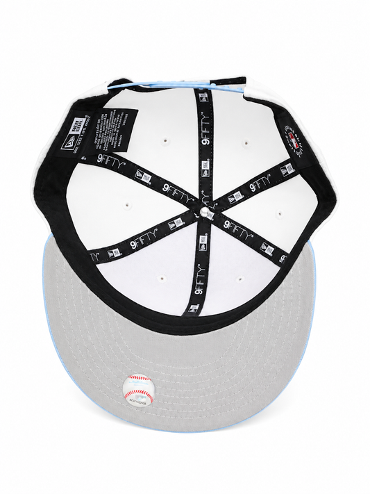 NEW ERA DETROIT TIGERS POWDER BLUE/PINK 9FIFTY SNAPBACK CAP