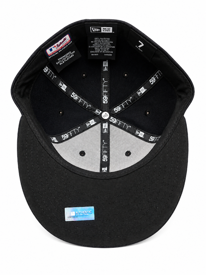 NEW ERA DETROIT TIGERS BLACK 59FIFTY FITTED CAP