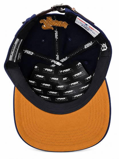 PRO STANDARD ALUMNI MIDNIGHT NAVY DETROIT TIGERS STRAPBACK CAP