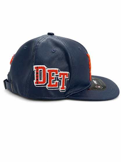 PRO STANDARD DETROIT TIGERS MIDNIGHT NAVY CITY SIGNATURE STRAPBACK CAP
