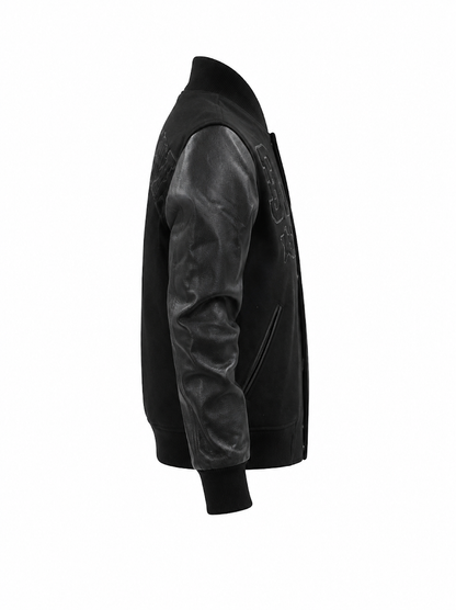 ROKU STUDIO MEN'S STRAIGHT OUT OF DETROIT VARSITY JACKET (#RK6481888)