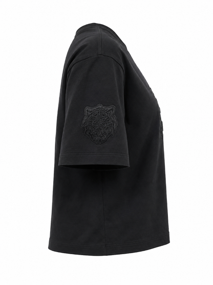 PRO STANDARD WOMEN'S DETROIT TIGERS TRIPLE BLACK BOXY TEE