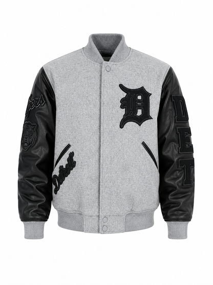 PRO STANDARD DETROT TIGERS LOGO WOOL VARSITY JACKET