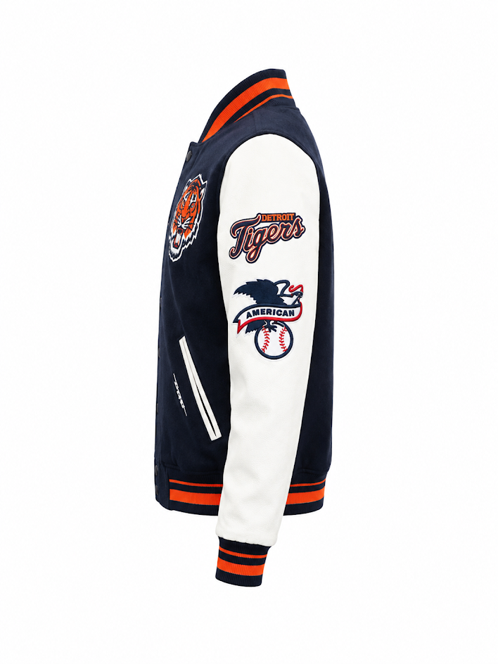 PRO STANDARD DETROIT TIGERS DET M RIB WOOL VARSITY JACKET