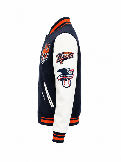 PRO STANDARD DETROIT TIGERS DET M RIB WOOL VARSITY JACKET