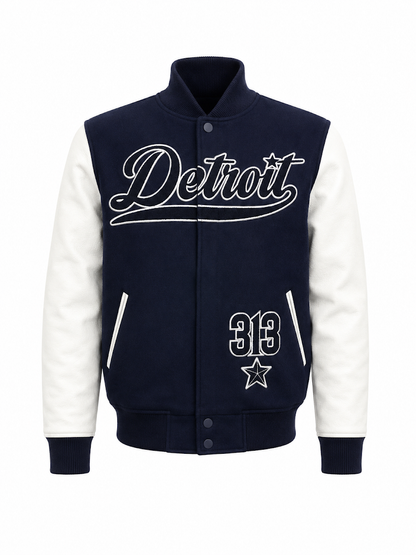 ROKU STUDIO BRACE KNUCKLE VARSITY JACKET (#RK6481894)