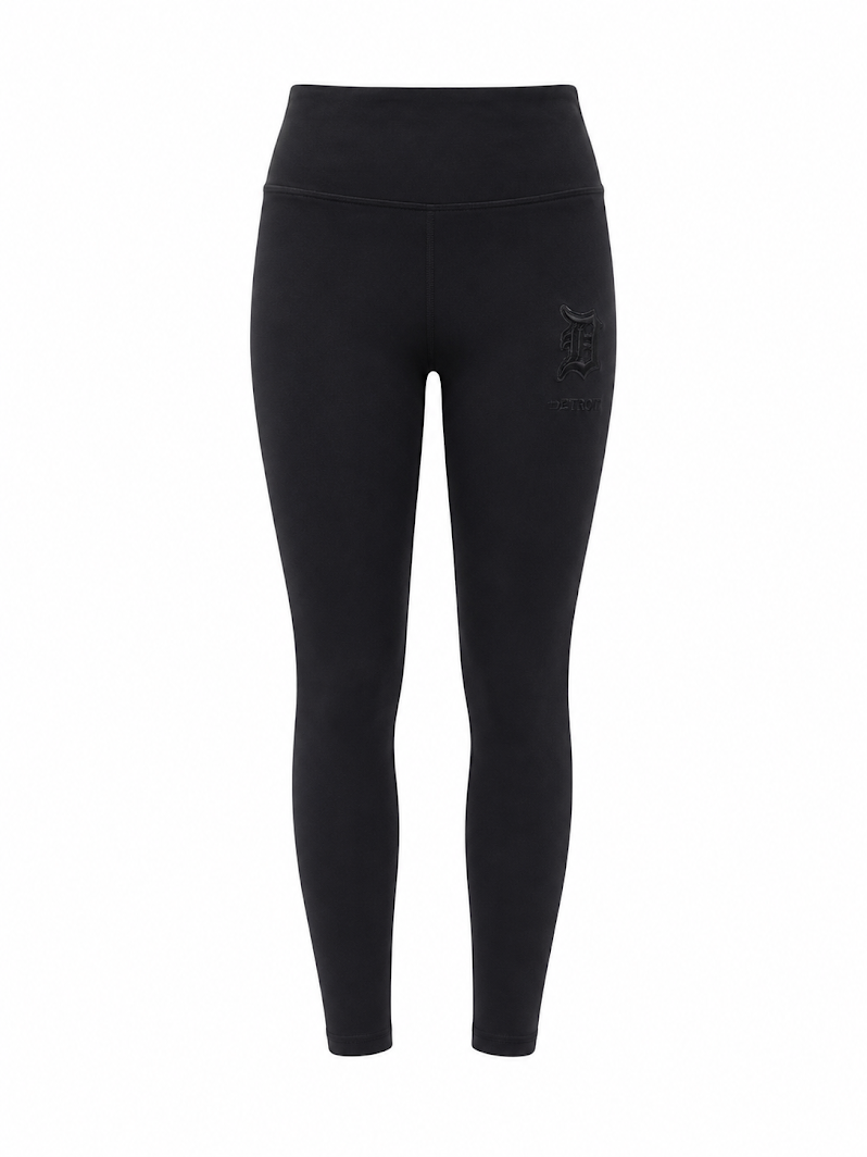 PRO STANDARD WOMEN'S TRIPLE BLACK DETROIT TIGERS JERSEY LEGGING