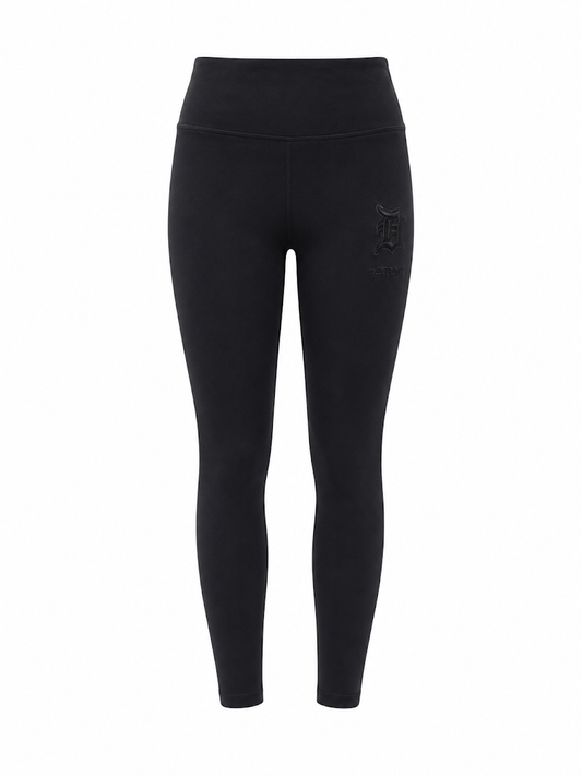 PRO STANDARD WOMEN'S TRIPLE BLACK DETROIT TIGERS JERSEY LEGGING