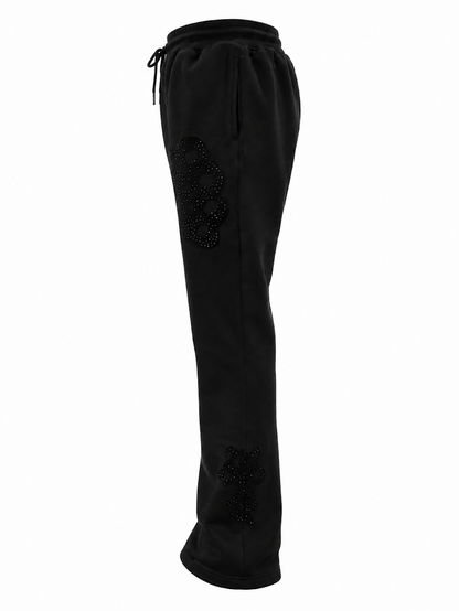 ROKU STUDIO MEN'S BRACE KNUCKLE STONE STACKED JOGGERS