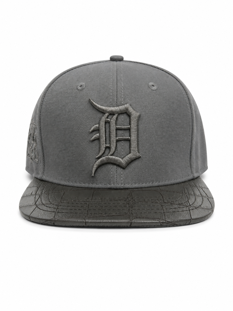 PRO STANDARD COOL GRAY DETROIT TIGERS STRAPBACK CAP
