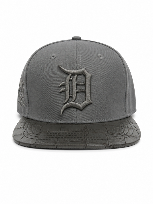 PRO STANDARD COOL GRAY DETROIT TIGERS STRAPBACK CAP