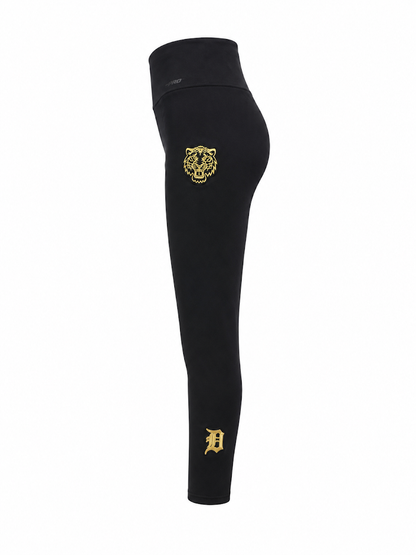 PRO STANDARD DETROIT TIGERS WOMEN'S BLACK/GOLD LEGGING
