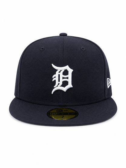 NEW ERA DETROIT TIGERS NAVY/WHITE 59FIFTY FITTED CAP