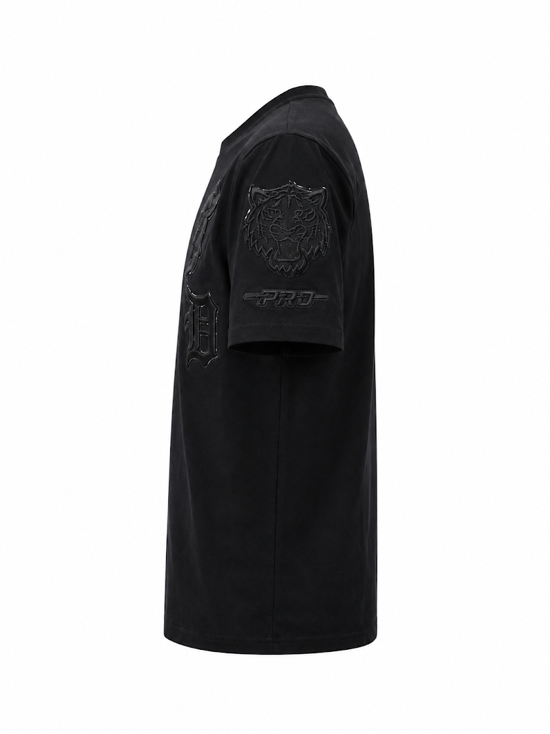 PRO STANDARD MEN'S TRIPLE BLACK DETROIT TIGERS T-SHIRT