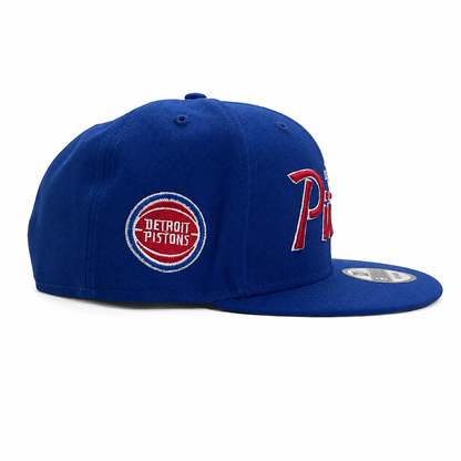 NEW ERA DETROIT PISTONS SCRIPT SNAPBACK CAP