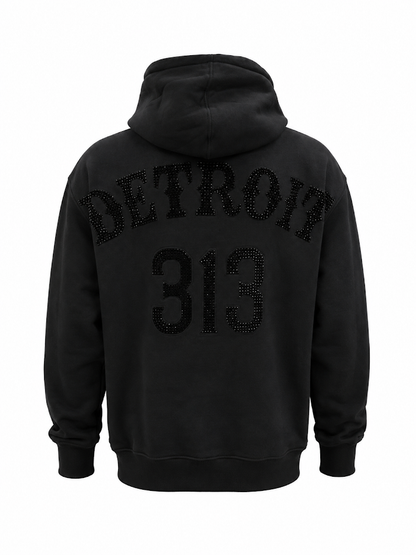 ROKU STUDIO MEN'S DETROIT 313 GHOST FACE HOODIE (RK5481923)